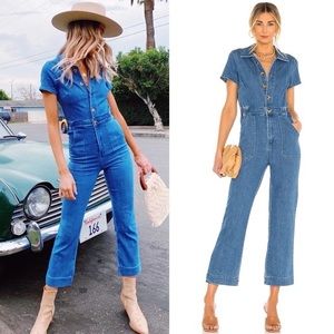 Show Me Your Mumu Emery denim jumpsuit
